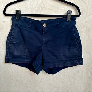 Old Navy Everyday Shorts Size 2 Navy Blue w/Discoloration